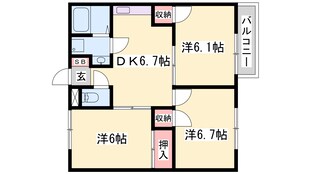 シャルマンホームＢの物件間取画像